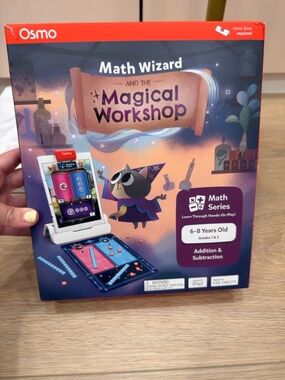 Osmo Math Wizard and the Magical Workshop - Purple Educational Tablet Game